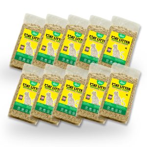 Pakej10 Hijora Kenaf Cat Litter